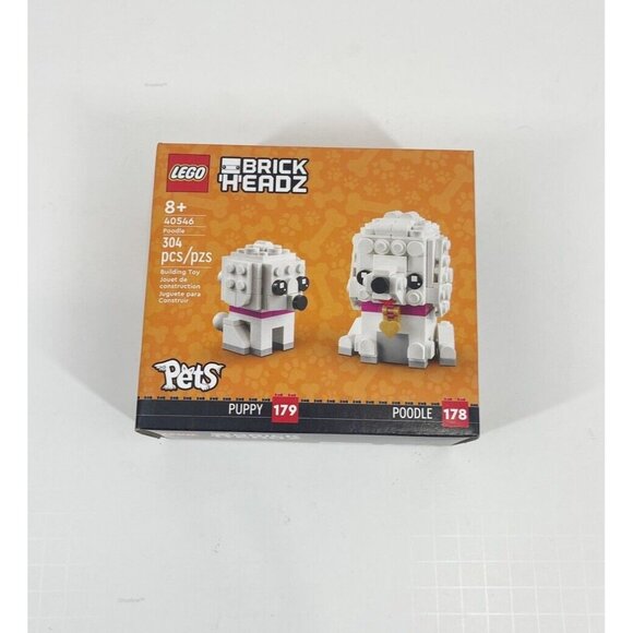 LEGO Brickheadz Poodle Set #40546 Retired Pets Dog Animals Limited Ed. - Picture 2 of 8
